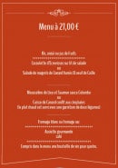 Menu L’Estampille - Menu à 21,00€