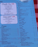 Carte et menu de La Locanda Italiana à La Fouillouse — Les menus, boissons