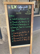 Menu Lx coffee grill - Exemple de menu