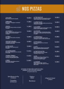 Carte et menu de Brasserie le QG à Savigneux — Les pizzas