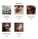 Carte et menu de Brasserie le QG à Savigneux — Les desserts