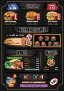 Menu Dorian Kebab - Les burgers, paninis et salades,...