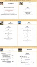 Carte et menu de Domaine de la Barollière à Saint Paul en Jarez — Menus
