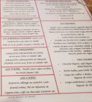 Carte et menu de L'Auberge des Tables à Le Puy en Velay — Les burgers maison, desserts et omelettes,...