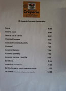Carte et menu de La Galette Festive à Saugues — 1