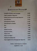Carte et menu de La Galette Festive à Saugues — 2