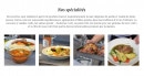 Menu Café des Arts - Les spécialités