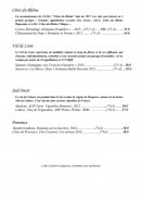 Menu La Bougnate - Les vins rouges de Côtes du Rhône, Val de Loire...