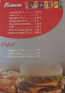 Menu Le Bosphore - Boissons et enfant