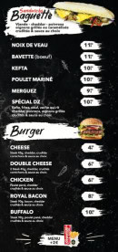 Menu 31 street food - Les sandwichs baguettes et burgers