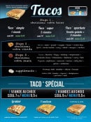 Menu French Tacos - Tacos