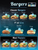 Menu French Tacos - Burgers