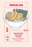 Menu Ichizen - Tempura don