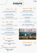 Menu Label Escale - Les entrées, plats, ...