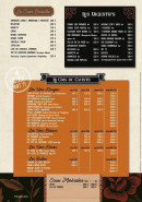 Menu Le cochon qui fume - les desserts et vins