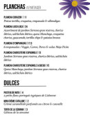 Menu Loco Loca - Les planches et desserts