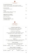 Menu Lucciola - Les antipastis et à partager