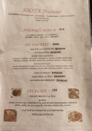 Menu Solita Traiteur - Les entrées, plats et  formules midi