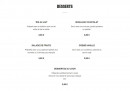 Menu Stick - Les desserts