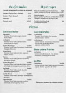 Menu Terrazze di Bouffay - Les formules, pizzas, ...