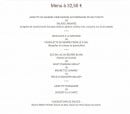 Carte et menu de Les Pêcheurs à La Chevroliere — Menu à 32,5€