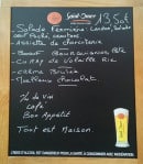 Menu Auberge du Deffay - Un exemple de menu du jour