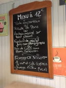 Carte et menu de Auberge du chaland à Sainte Reine de Bretagne — Exemple de menu