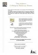 Carte et menu de Auberge la Fontaine aux Bretons à Pornic — Les informations