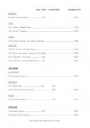 Menu La cuisine de l'entrepôt - Vins suite