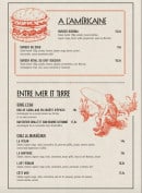 Carte et menu de Le Butcher à Saint Sebastien sur Loire — américaine, entre mer et terre