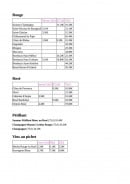 Menu Le Saintonge grill - Les vins rouges, rosés,....