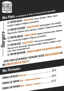 Menu Mathurin - Les plats, burgers et formules