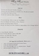 Carte et menu de La Mise en Bouche à Bouguenais — Entrées, plats, desserts,....