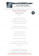 Menu Le Haras - Menu à 32€
