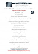 Menu Le Haras - Menu à 42€