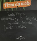 Menu La Grange - Exemple de menu