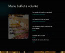 Carte et menu de Villa D'or à Reze — Buffet a volonté