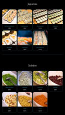 Carte et menu de Villa D'or à Reze — Japonais, salades
