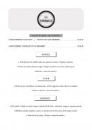 Carte et menu de Hall Saint Lazare à Le Loroux Bottereau — Les formules midi