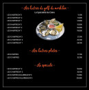 Carte et menu de L’écailleur à La Baule Escoublac — Huîtres