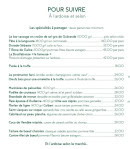 Carte et menu de Le Café des Ecailles à La Baule Escoublac — Pou suivre
