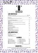 Carte et menu de Le Clan des Fish à La Baule Escoublac — Cocktails, mocktailes, alcools, ...