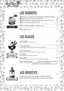 Carte et menu de Le Clan des Fish à La Baule Escoublac — Desserts, glaces et boissons digestifs