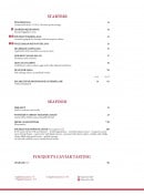Menu Le Fouquet's - Starters et seafood