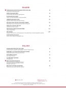 Menu Le Fouquet's - Seaside et inland
