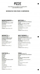 Carte et menu de Monica – Le Clan des Mamma à La Baule Escoublac — Les pizzas