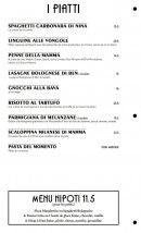 Carte et menu de Monica – Le Clan des Mamma à La Baule Escoublac — Les assittes