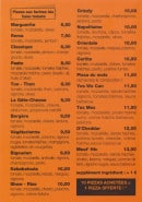 Carte et menu de Biomen Truck Pizza à Fresnay en Retz — Les pizzas