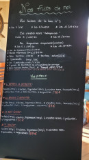 Carte et menu de Marina Bay à Les Moutiers en Retz — L'ardoise
