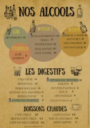 Carte et menu de L'Auberge du Menhir à Saint Nazaire — Alcools